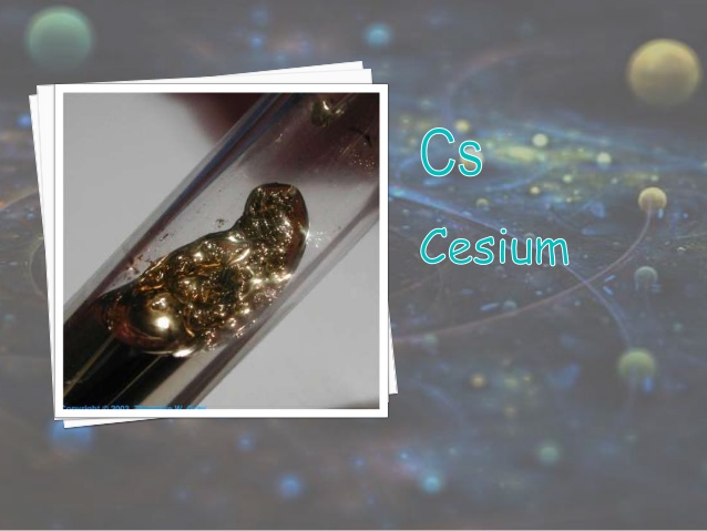 Kiềm Caesium (Xesi - Cs)