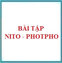 Bài tập Nito - Photpho