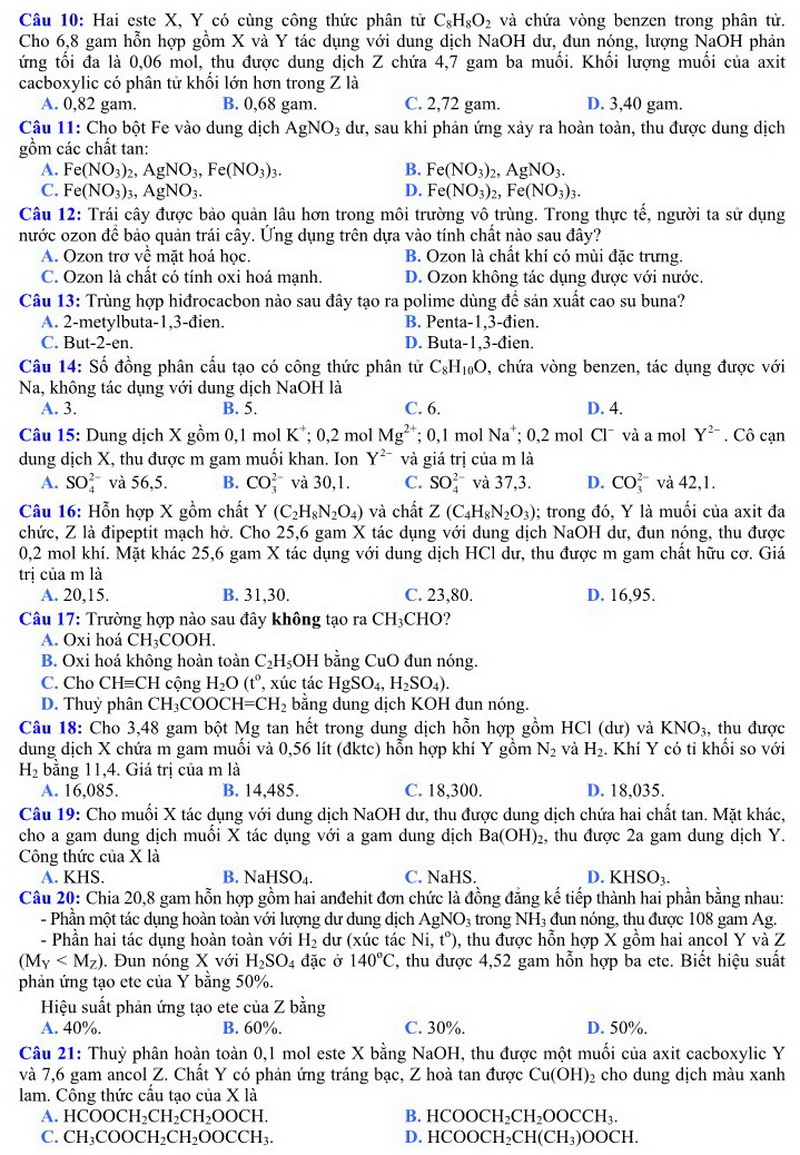 de-hoab-739-dh2014-02 Đề và Đáp án thi Đại học năm 2014 môn Hóa học