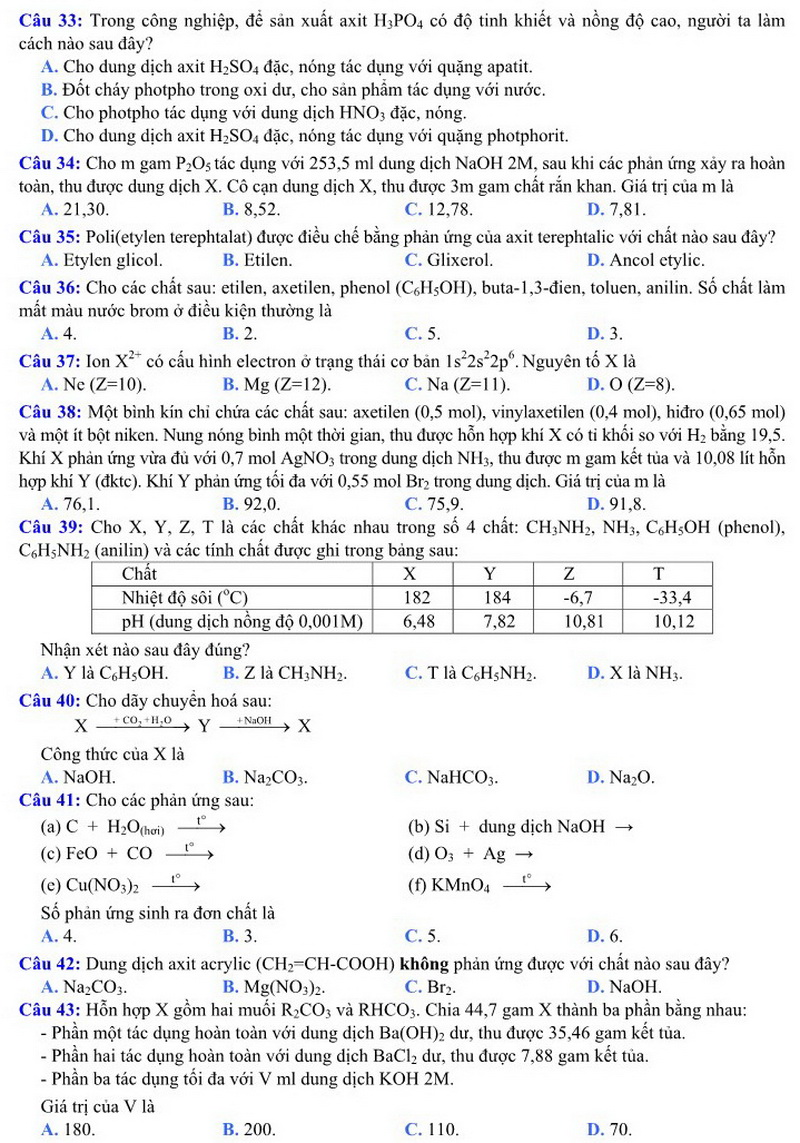de-hoab-739-dh2014-04 Đề và Đáp án thi Đại học năm 2014 môn Hóa học